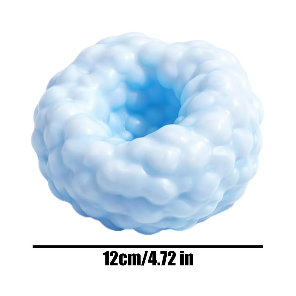 

Crunchy Stress Ball Stretchy Fidget Toy 1 Pack Moldable Squeeze Balls Sensory Relief Gadget for Adults Students Studying Working синий