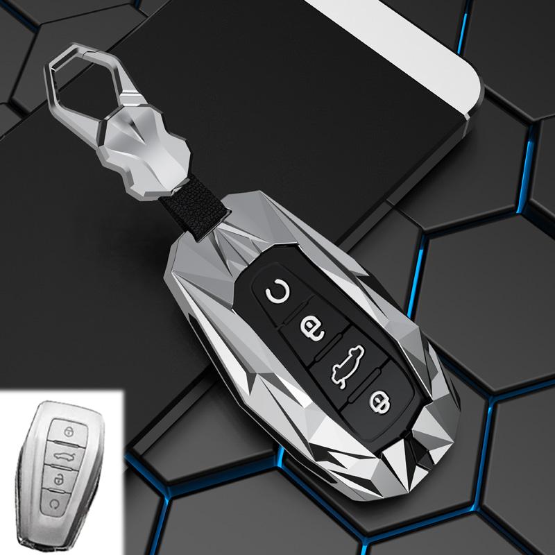Zinc Alloy Car Key Cover Case For Geely Coolray X6 X7 Ex7 Geometry C Emgrand Global Kulrey Hawk Gx7 Okavango Nl3 Suv Gt Gc9