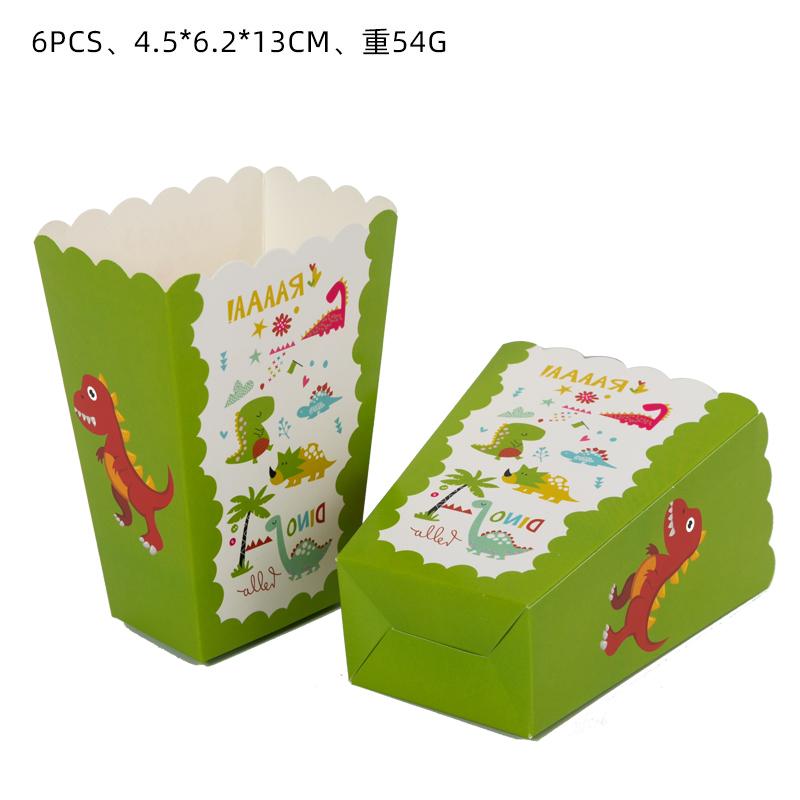 Cartoon Dinosaur Theme Cake Toppers Cute Dino Balloon Decorations Banner Tableware Set Birthday Party Supplies Baby Shower Favor