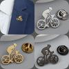 Insignă placată cu aur pentru ciclist, nasturi anti-expunere pentru femei, ac de rever pentru costum, broșă de guler, accesorii formale