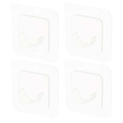 4 Stuks Accessoires Haak Beugel Gordijnroede Kledinghanger Haken Abs Montages Douchestangen Houders