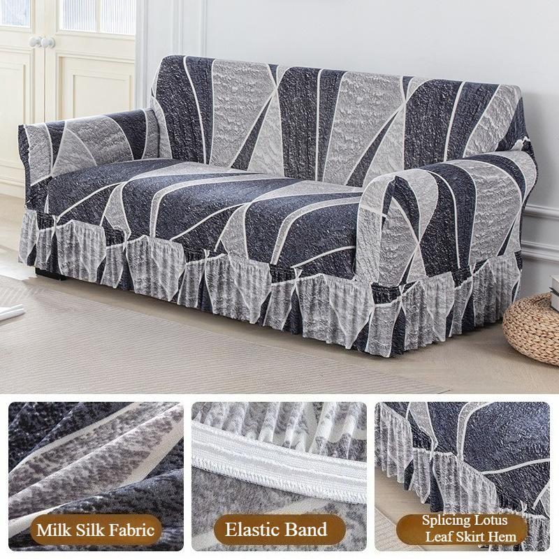 

2025 New SofaCover Elastic Printed Sofa Cover Four Seasons Universal Sofa Covers Anti Cat Scratch Cover Cloth 1/2/3/4 Seater 1-seat 90-140cm