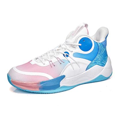 2024 Men's High-Top Sports Sneakers New Actual Breathable Basketball Style Shoes