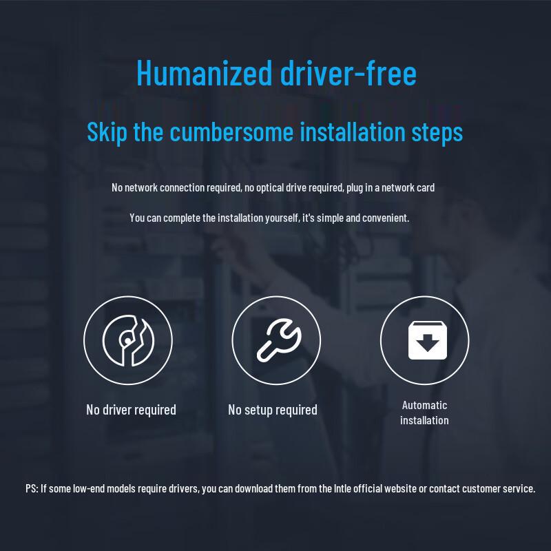 Hoodblue 10Gb Dual-Port PCIe Ethernet Network Card (CN Version)