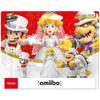 Figurine Amiibo - Mario, Peach & Bowser (Tenues De Mariage) • Collection Super Mario