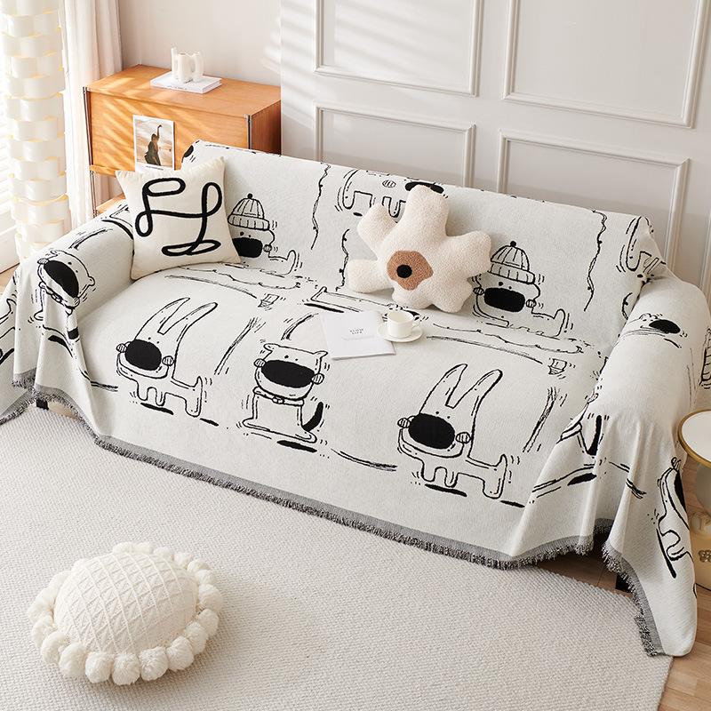 Chenille Sofa Cover Cloth for All Seasons, Anti-cat Scratching Full Cover Sofa Towel, New Style Sofa Cushion, Sofa Blanket