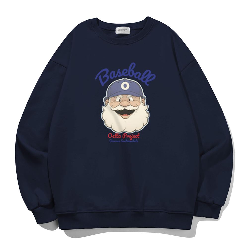 Толстовка Yda Baseball Темно-синяя M