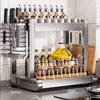 Stainless Steel 3-Tier Kitchen Spice Rack