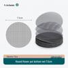 Ceramic Dark Grey Flower Pot Mesh Pad - Extra Large, Breathable & Insect-Resistant