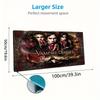 Vampir Günlükleri Renkli Mouse Pad Büyük Oyun Masası Minderi Kaymaz Dizüstü Bilgisayar Tablet Büyük Mouse Pad XXL Mat Mini PC Oyun Matı Kilitli Kenar