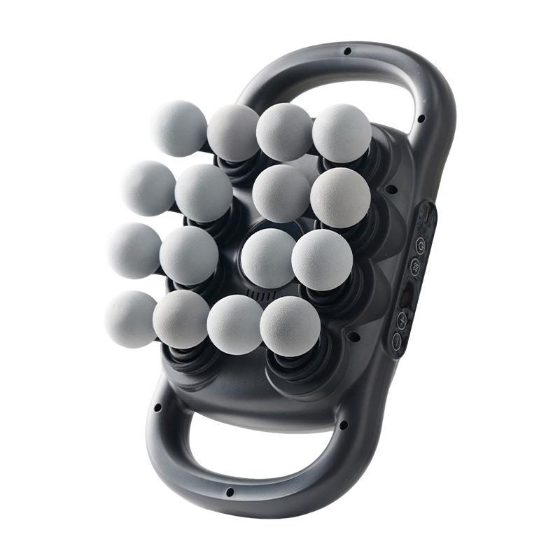 Professional 16-Head Fascia Gun Muscle Massager for Home Use - Deep Relaxation for Waist, Back, and Legs