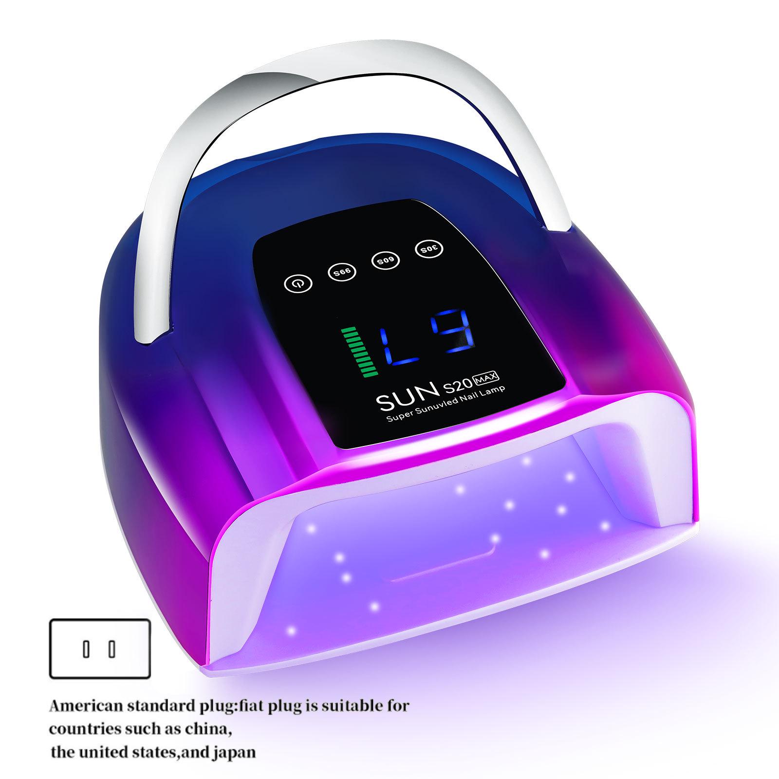 

Cross-border S20 Rechargeable Nail Lamp - 48 UVLED Beads for Fast-Drying Gel and Phototherapy