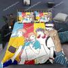 Set da letto Jujutsu Kaisen Famoso anime giapponese Set copripiumino Piumino Biancheria da letto Singolo Matrimoniale King Taglia Singola Dropshipping Regalo