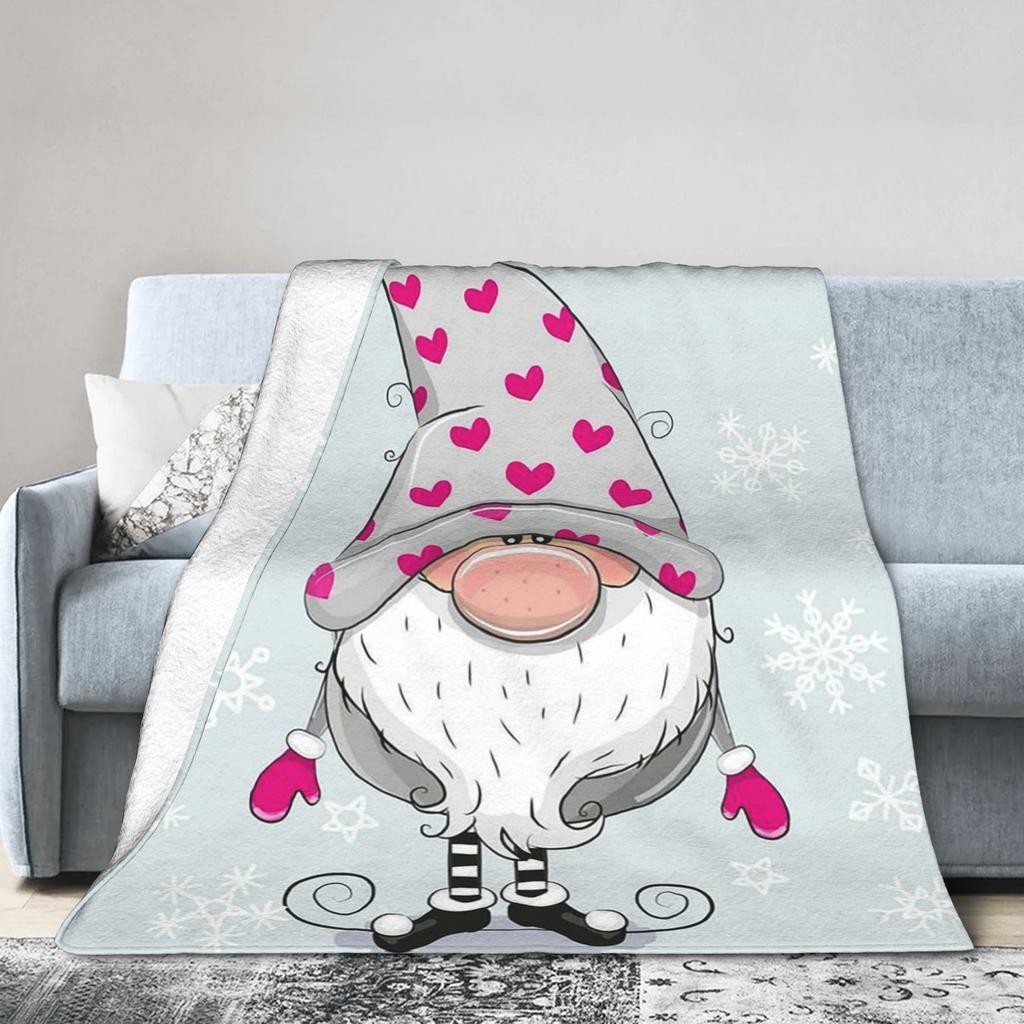 Merry Christmas Fleece Throw Blankets New Year Blanket for Bedding Bedroom Ultra-Soft Bed Rug
