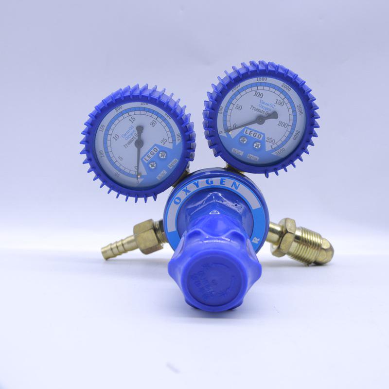 Shockproof Pressure Reducer Valve with Oxygen, Acetylene, and Propane Gauges
