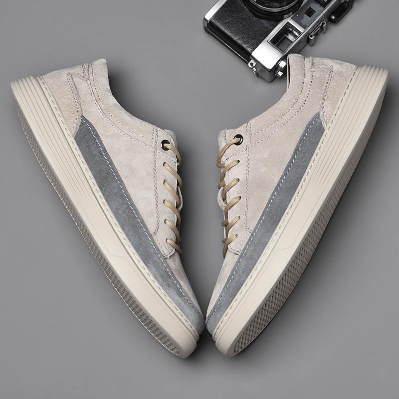 Fashion Comfy Skateboard Shoes Vulcanize Shoes High Quality Leisure Walk Mens Sneakers Men Casual Flats Breathable Male Walking Footwear