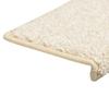 Stair Treads 15 pcs 65 x 21 x 4 cm White Rectangular Edge