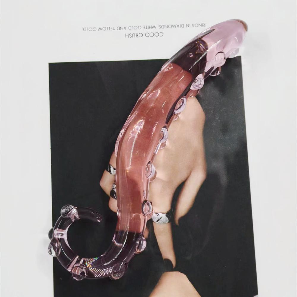 Pink Crystal Glass Anal Plug for Women Butt Plugs Penis Nightlife Anus Dildo Adult Masturbation Adult Gay Sex Toys Lover Gifts