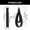 1 Pair Pilates Double Rings Strap for Reformer Fitness D-Rings Strap Handle Yoga Exercise Accessory for Home Gym Workout