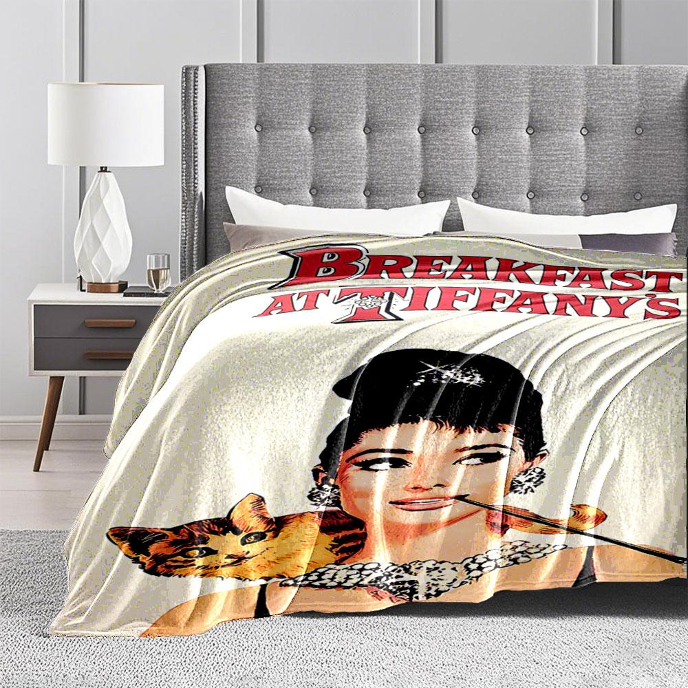 Classic Hollywood Film Print for all seasons blanket lunch break throw gift