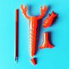 4pcs Colorful 3D Lobster Gel Pen Creative Stationery Office Supplies Creative Signature Gel Pen Cute Pens Education Tools
