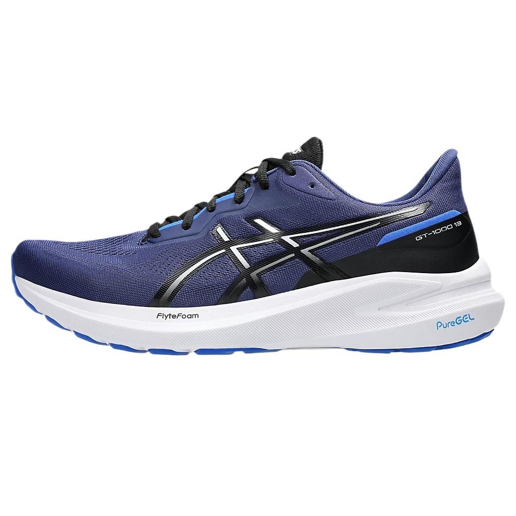 Asics GT-1000 13 Comfortable Durable Low-Top Lifestyle Sneakers Men sneakers Blue White 1011B858-402