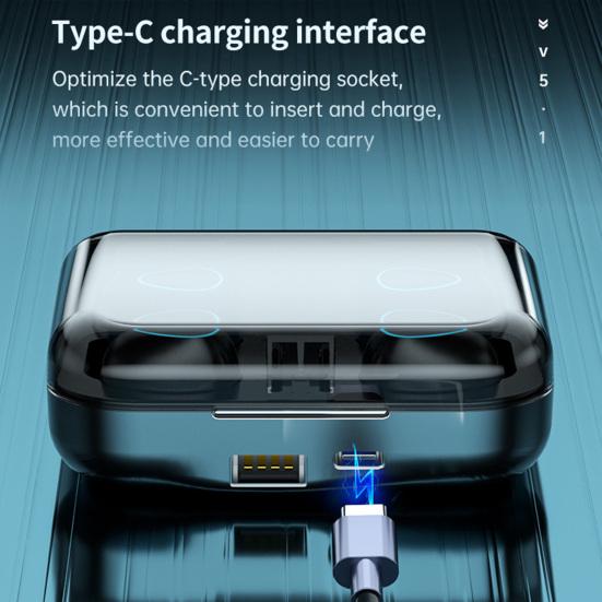 4Pcs M22 Earphone Noise Reduction Mini Bluetooth-compatible 5.1 Wireless Earpieces for Phone