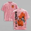 Chainsaw Man Pochita Anime T-shirt Men Women Clothing Harajuku Vintage Washed T Shirt Summer High Quality Cotton Tee Clothes