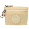 New Solid Color Women Wallet Nylon with Keychain Coin Purse Waterproof Mobile Phone Bag Ladies