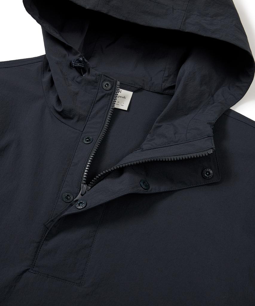 Snowpeak Apparel Root Hooded Short Sleeve Anorak Navy (S24Muran65)