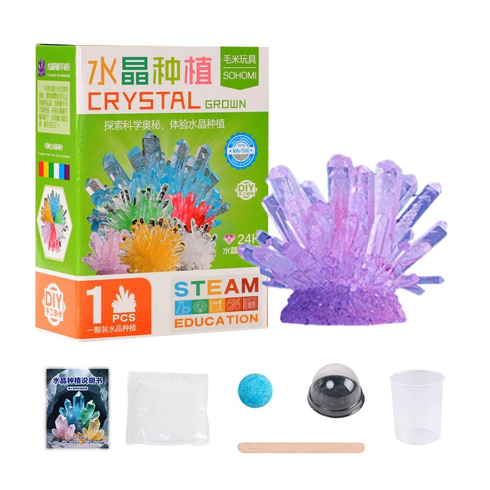 

Crystal Growing Science Kit with Valentine Cards School Party Favors and Goodie Bags Stuffers Kids Crystal Growing Science Kit