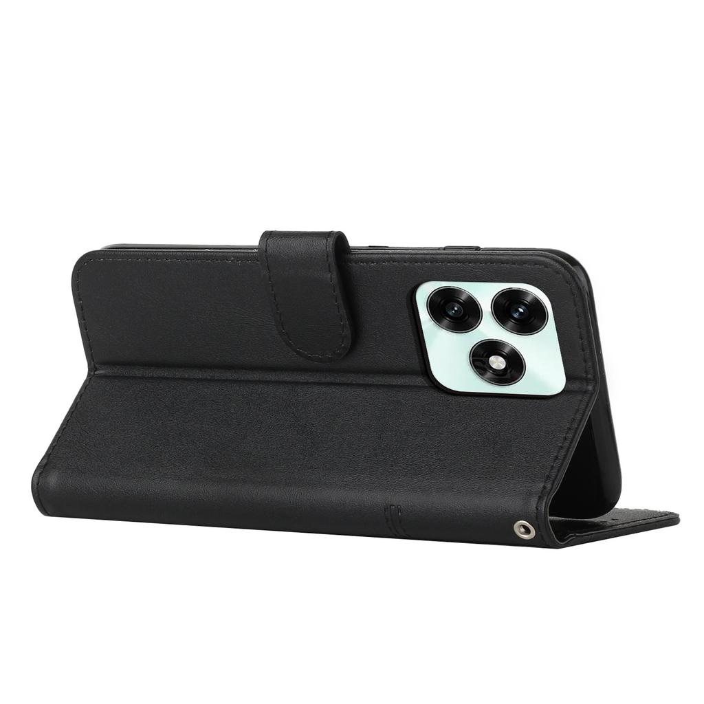 For Honor X5c Plus 4G/X5c 4G Leather Phone Case Foldable Stand Wallet Flip Cover with Strap