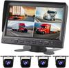 OBEST 24V Backup Camera with IP68 Night Vision and a Single Cable for Heavy Passenger and Large Powered by a Cigarette Lighter Socket for Easy