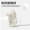 Children's Rhinestone Durian Sole Girls Hollow Running Shoes 2025 Spring Mesh Breathable Little Girl Light Sports Shoes