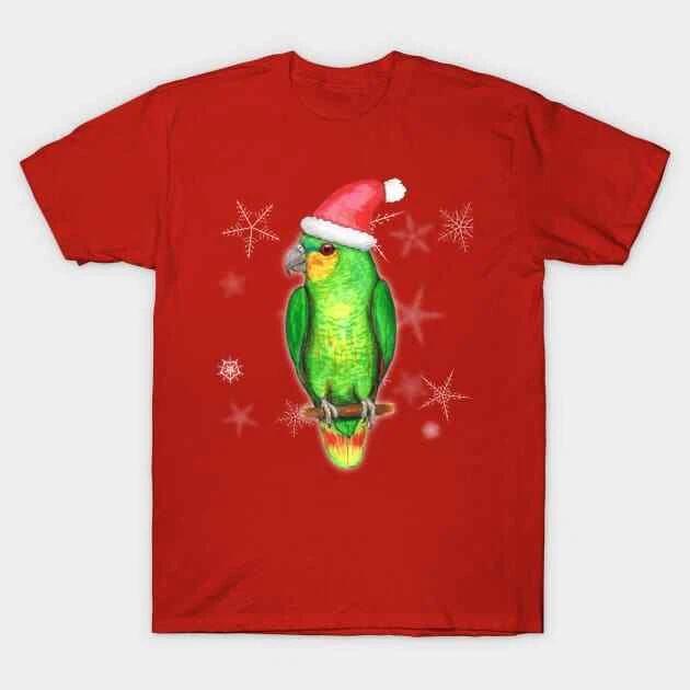 Christmas amazon parrot Made in Australia T-Shirt 3XL