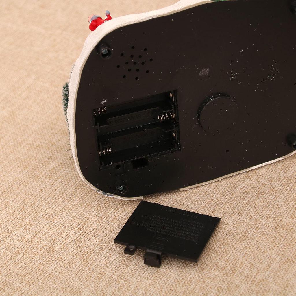 Harz Luminous Rotierende Spieluhr: Weihnachts-Schneeszene Schmuckstück Geschenk