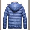 Men's Cotton-padded Jacket, Youth Casual Cotton-padded Jacket, Warm and Thickened Plus Size Hooded Cotton-padded Jacket for Men