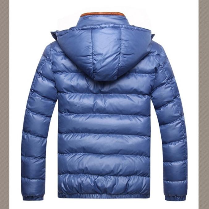 Men's Cotton-padded Jacket, Youth Casual Cotton-padded Jacket, Warm and Thickened Plus Size Hooded Cotton-padded Jacket for Men