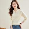 SNOWFLYING Women's Hooded 100% Wool Sweater