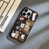 Cute Bear Quokkas Magsafe For IPhone 16 15 11 12 13 14 17 Pro Max PLUS Pro Soft Corrugated Silicone Back Phone Case