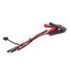 Batterie Krokodilklemmen Schnellverbindung SAE Schnelladapter 60CM Ladekabel Maximaler Strom 15A für Auto Zündung Auto Zubehör