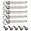5 Sätze Faltfächer-Schaftnieten und Muttern Reparaturset Edelstahl Handfächer-Befestigungselemente für Bambus-Papier-Faltfächer DIY Basteln