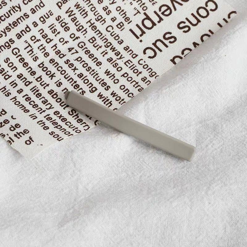 Morandi Farbe Haarspange Damen Koreanische Version Einfache Linienklemme Netzrot Ponyklemme Farbige Haarspange Textur Kopfschmuckklemme