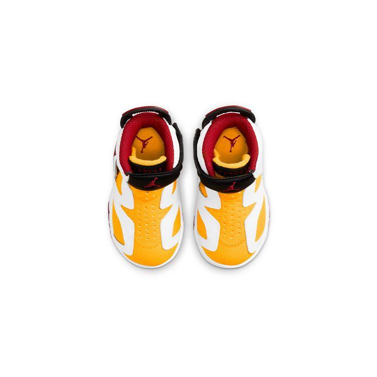 Jordan Air 6 Retro Little Flex TD High Top Laufschuhe Babyschuhe Gelb DR8499-761