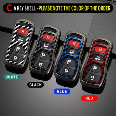 Car Remote Key Case Cover Protect Shell Bag For Nissan Tiida Sentra X-trail T30 Altima Frontier Armada Maxima Infiniti QX56 JA60