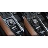 For Volvo XC90 2016— Car Accessories Carbon Fibe Gear Shift Button Decorative Panel Interior Cover Trim Sticker Modification