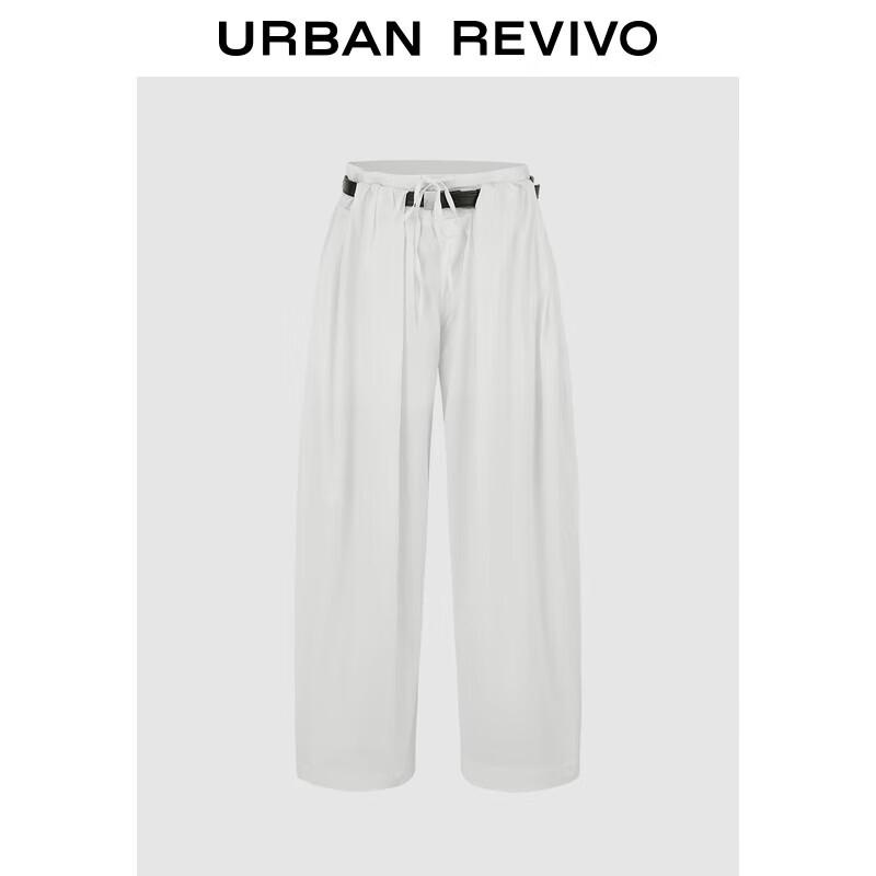 

UR 2025 Women s Pleated Drawstring Loose Tapered Pants L (XL-XXL)
