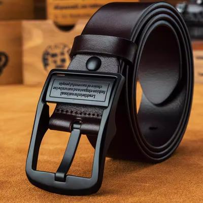 Retro Pin Buckle Belt Fashion Men'S Business Casual Pants Jeans Belt