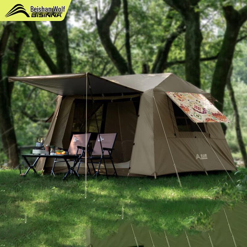 Northland Wolf Automatic 2-in-1 Ridge Tent  Tarp 4-6 Person