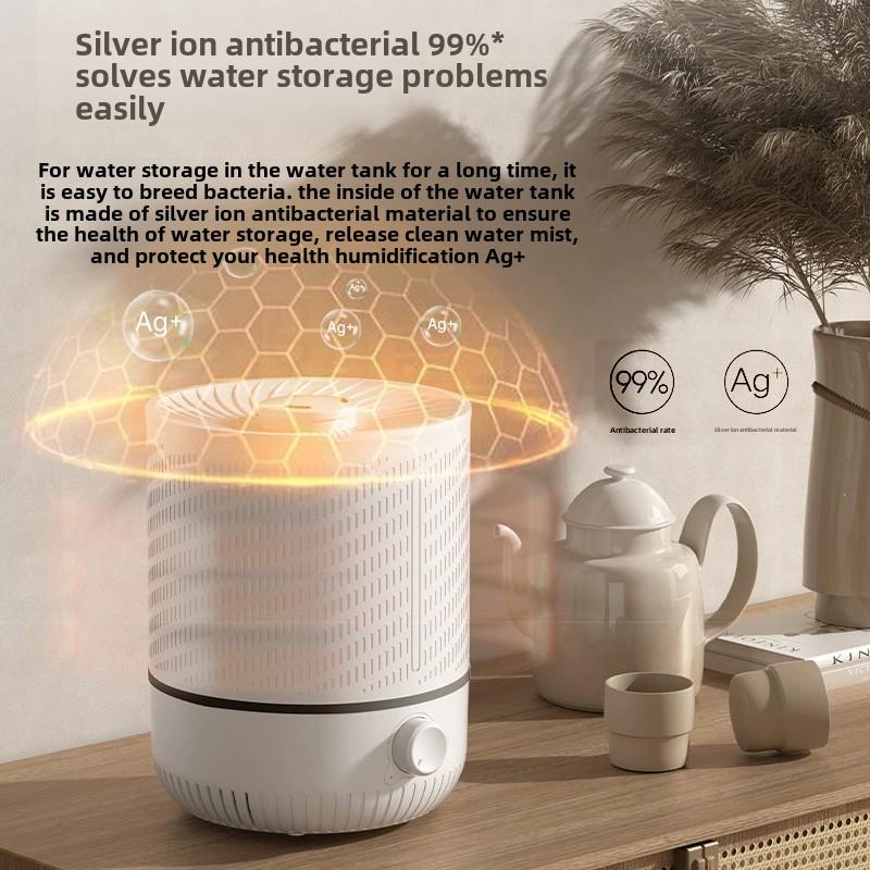 Xiaomi 5L Large Capacity Air Humidifier Smart Humidifier with Rotating Mist Auto Shut-Off High Fequency Humidifier Ultra Quiet for Home